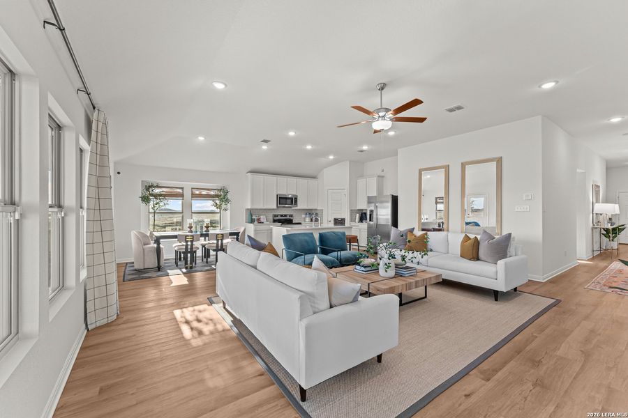 Furnished interior view inside a new home in Greenspoint Heights, Seguin (Image 13).