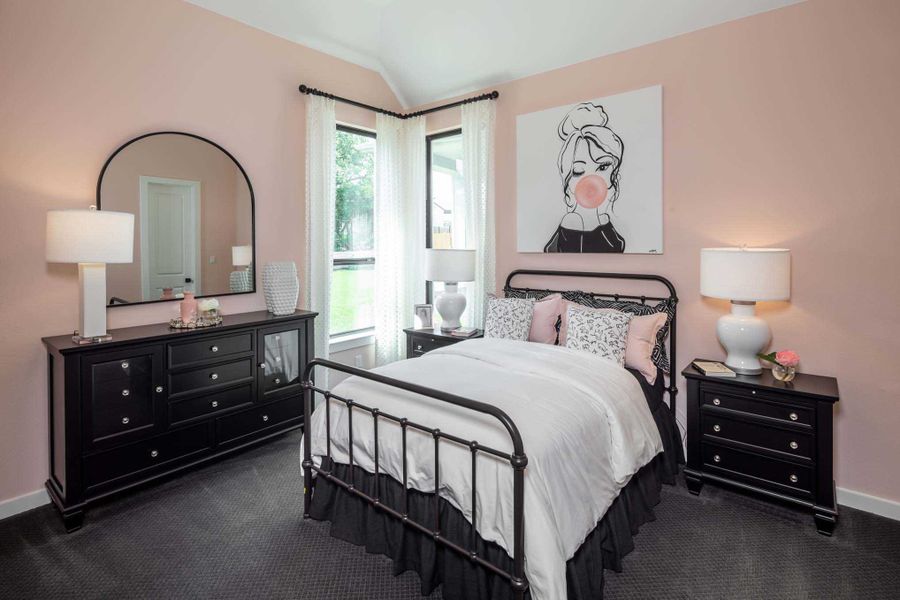 Representative Secondary Bedroom - some options shown