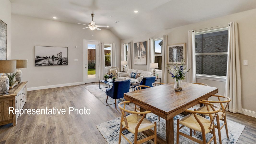 Furnished interior view inside a new home in Wildflower Ranch, Fort Worth (Image 7).