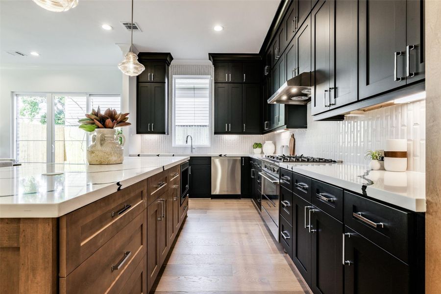 Furnished interior view inside a new home in , Houston (Image 30).