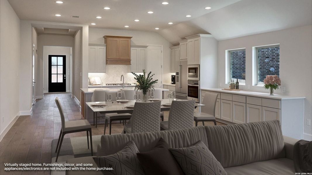 Furnished interior view inside a new home in Ladera, San Antonio (Image 18).
