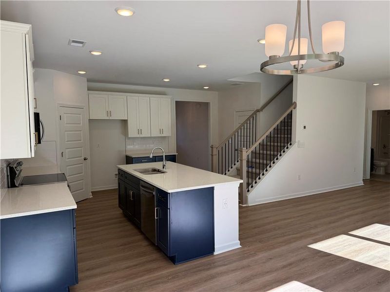 Furnished interior view inside a new home in The Brooke at Rivertown, South Fulton (Image 3).
