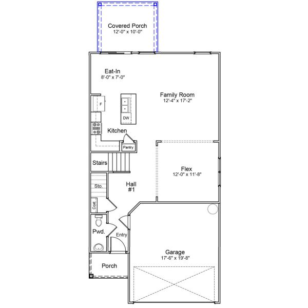 2D floor plan layout of this home in Central Creek, Goose Creek, SC (Image 2). 2D floor plan layout of this home in Central Creek, Goose Creek, SC (Image 2).