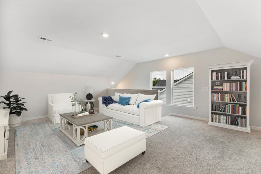 Furnished interior view inside a new home in Limehouse Farms: Arbor Collection, Summerville (Image 7).