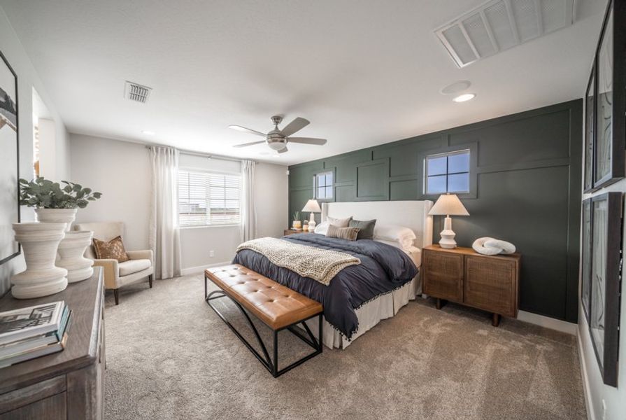 Furnished interior view inside a new home in Hawes Crossing, Mesa (Image 14).