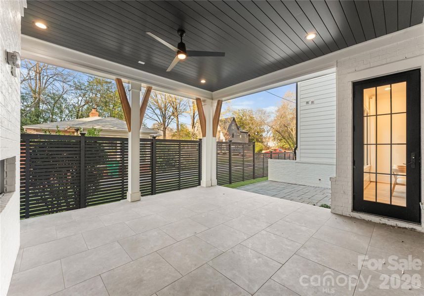 Exterior details and patio area of a home in , Charlotte (Image 4).