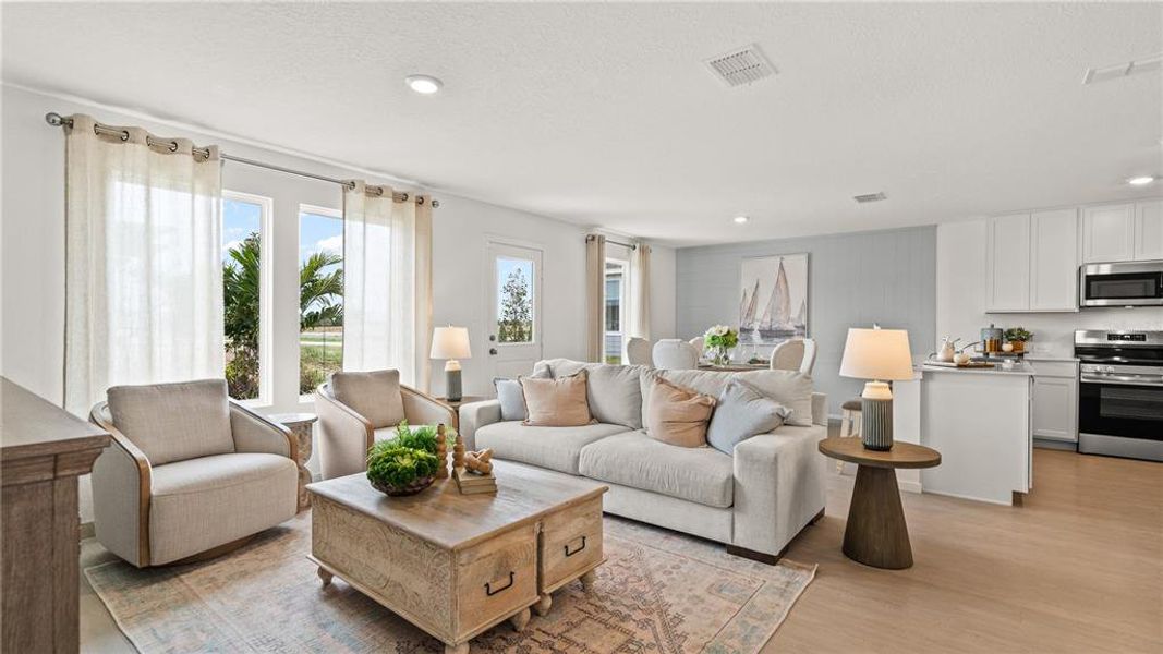 Furnished interior view inside a new home in , Lake Wales (Image 4).