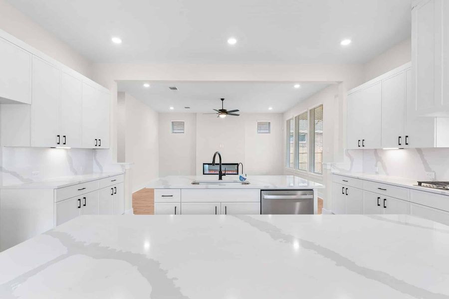 Furnished interior view inside a new home in The Grove at Blackhawk, Pflugerville (Image 5).