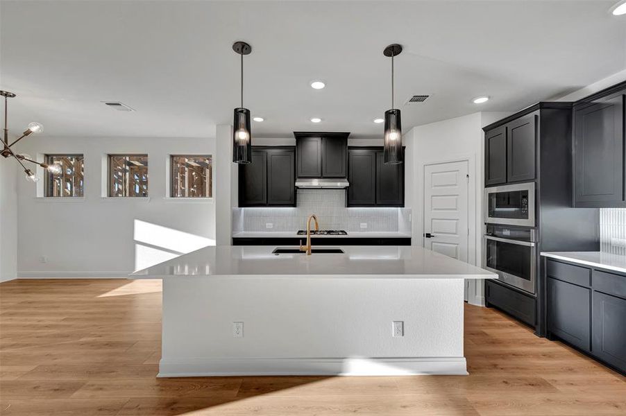 Furnished interior view inside a new home in Solterra - Garden Series, Mesquite (Image 7).