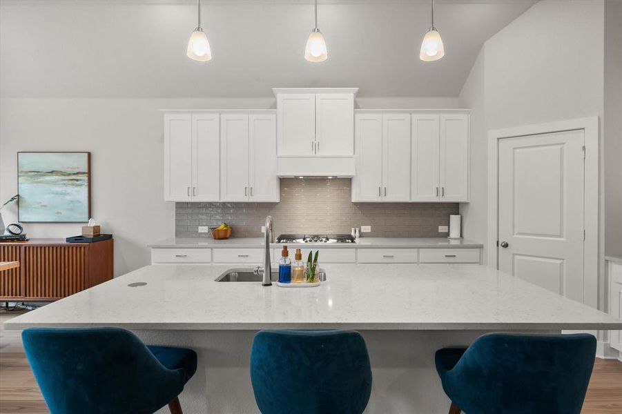 Furnished interior view inside a new home in Inspiration Collection at Bridgewater, Midlothian (Image 12).