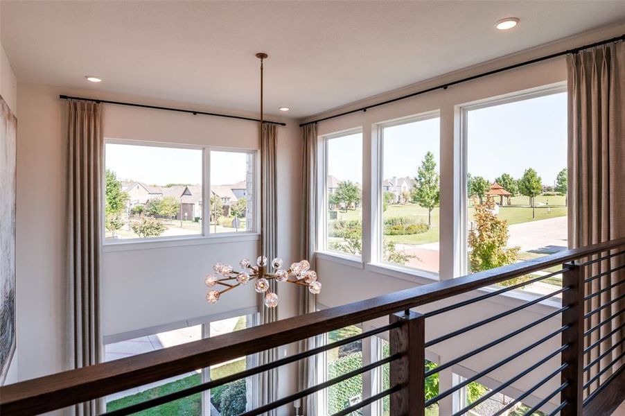 Your view from 2nd floor game room to park and neighborhood.