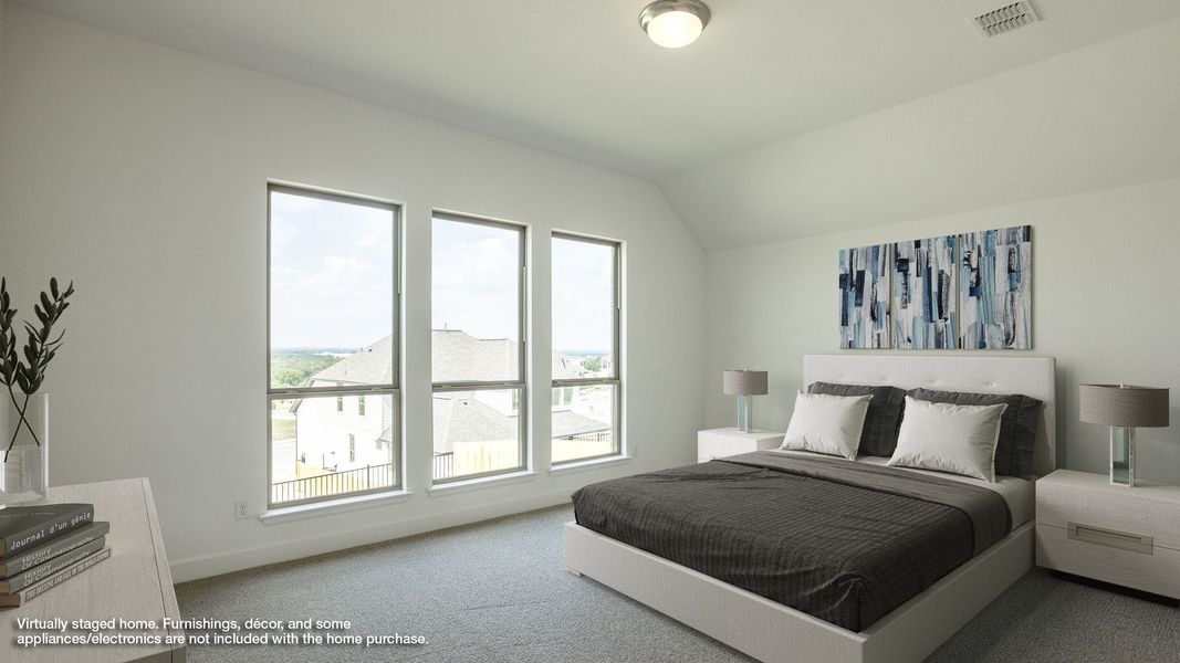 Furnished interior view inside a new home in Santa Rita Ranch - Eldorado, Liberty Hill (Image 7).