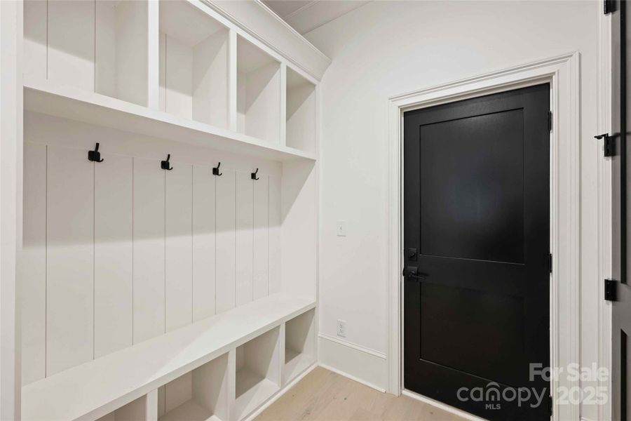 Drop zone from garage