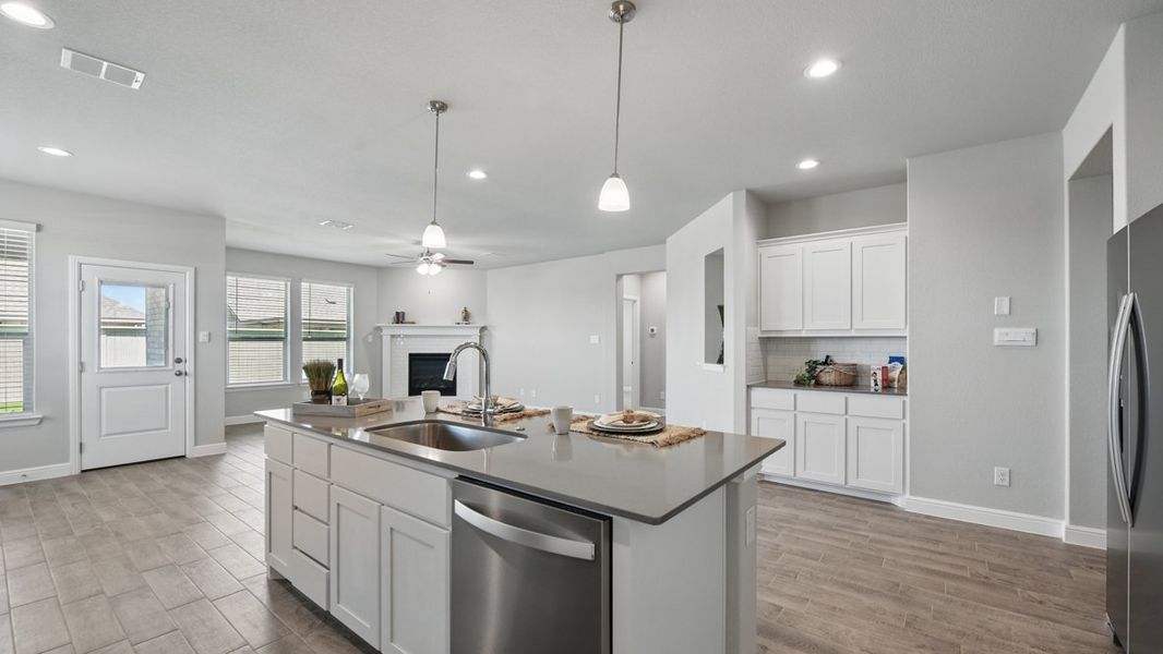 Representative furnished interior of a home built from the AVERY by D.R. Horton in Pecan Square, Northlake (Image 4). Representative furnished interior of a home built from the AVERY by D.R. Horton in Pecan Square, Northlake (Image 4).