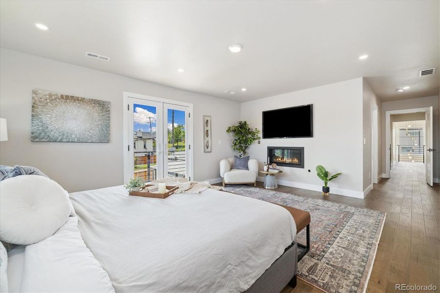 Furnished interior view inside a new home in , Denver (Image 29).