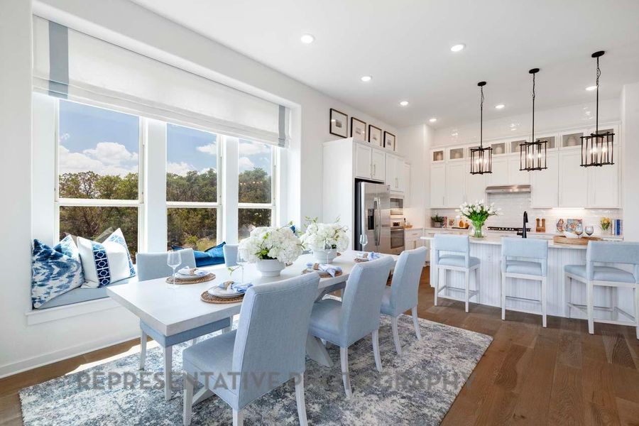 Furnished interior view inside a new home in Lariat: 50ft. lots, Liberty Hill (Image 34). Furnished interior view inside a new home in Lariat: 50ft. lots, Liberty Hill (Image 34).