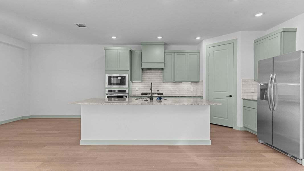 Furnished interior view inside a new home in Westland Ranch 50' Homesites, League City (Image 4).