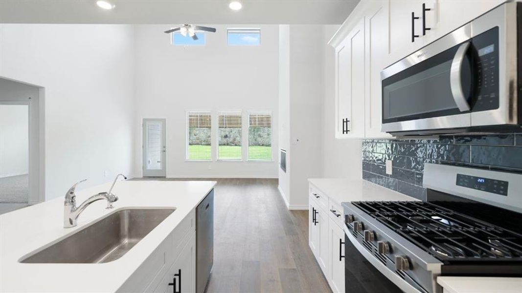 Furnished interior view inside a new home in The Landing at Hidden Lakes, McKinney (Image 10).
