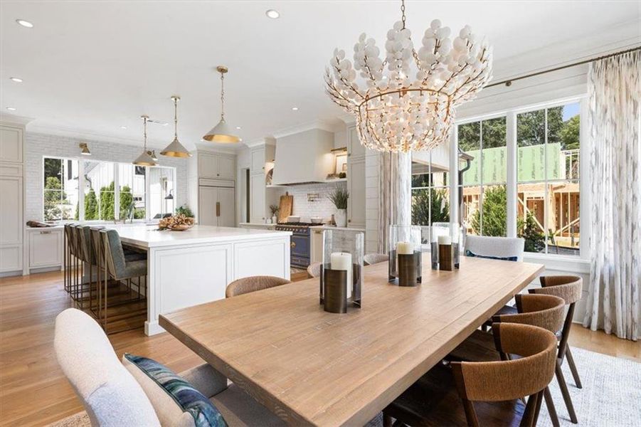 Furnished interior view inside a new home in , Roswell (Image 11).