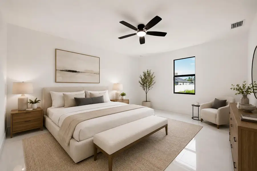 Master bedroom AI