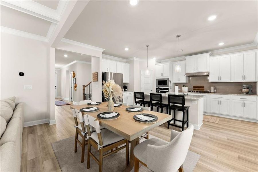 Furnished interior view inside a new home in , Gainesville (Image 11).