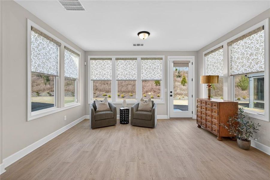 Furnished interior view inside a new home in , Hoschton (Image 17). Furnished interior view inside a new home in , Hoschton (Image 17).