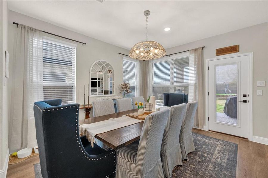 Furnished interior view inside a new home in Oaks of North Grove, Waxahachie (Image 15).