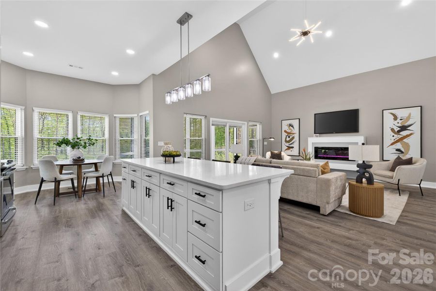 Furnished interior view inside a new home in , Bessemer City (Image 12).