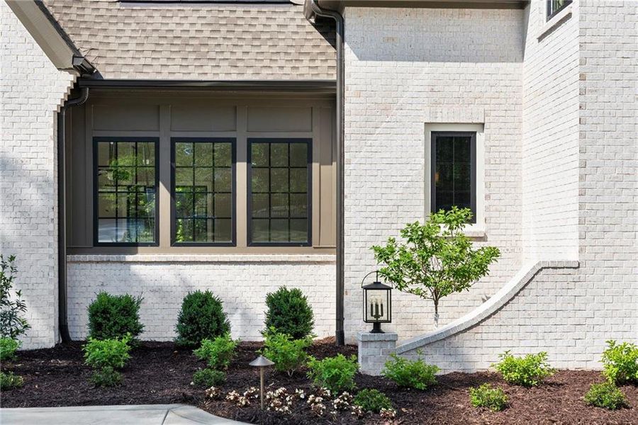 Exterior details and patio area of a home in , Flowery Branch (Image 31).