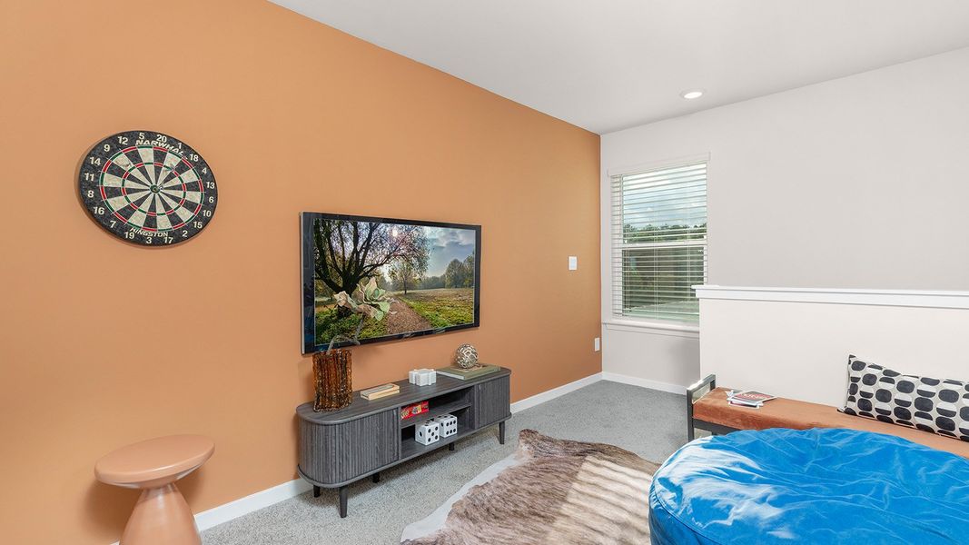 Furnished interior view inside a new home in Reedy Creek Preserve, Charlotte (Image 24).