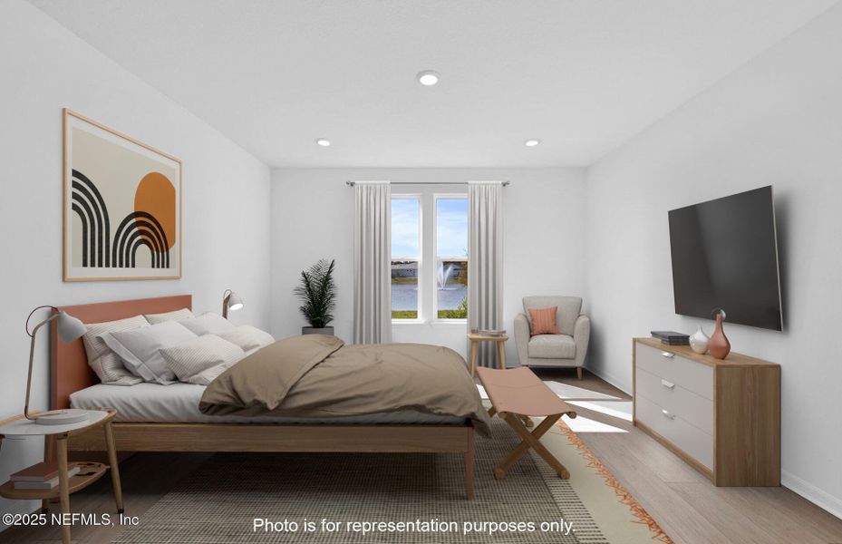 Furnished interior view inside a new home in Del Webb Saint Johns, St. Johns (Image 14).