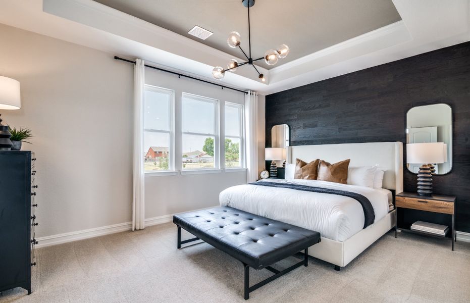 Owner's suite with optional tray ceiling