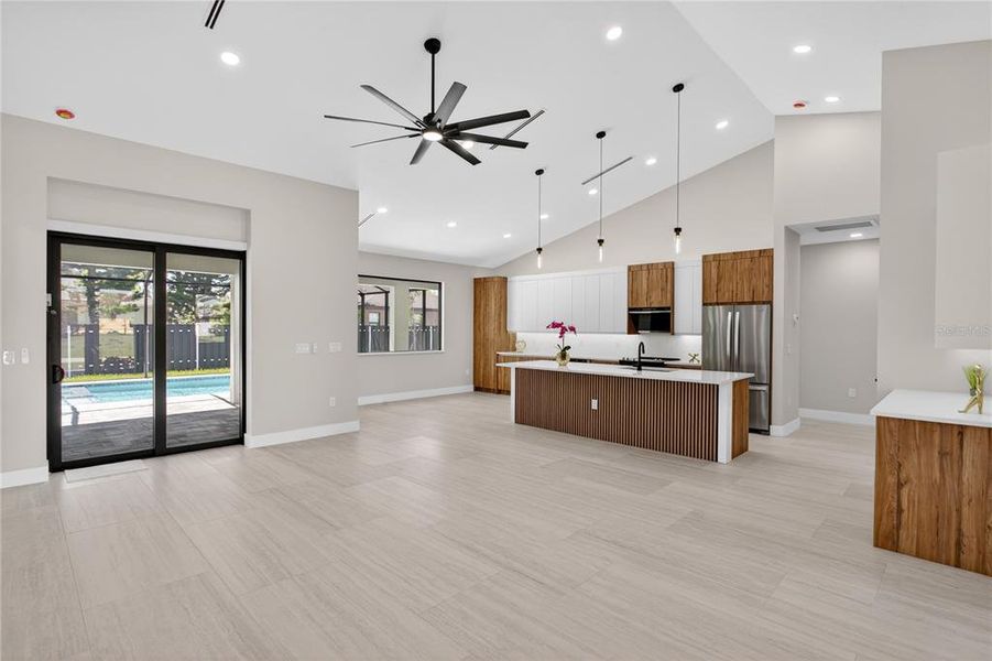 Furnished interior view inside a new home in , Cape Coral (Image 10).