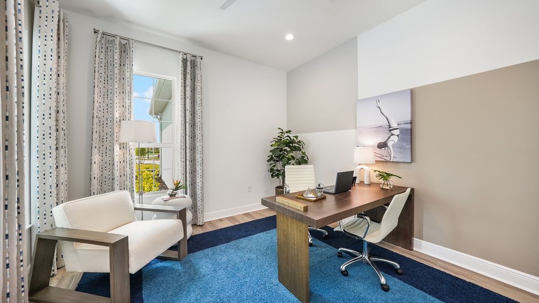 Representative furnished interior of a home built from the Captiva by Neal Communities in SkySail, Naples (Image 17).