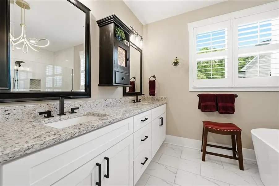 Furnished interior view inside a new home in , Canton (Image 38).