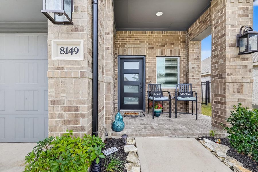 Sit outside and enjoy the quiet neighborhood