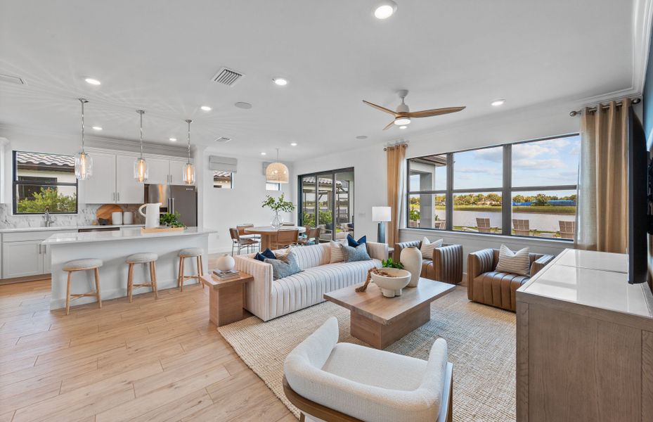Representative furnished interior of a home built from the Prosperity by Pulte Homes in Legacy Groves, Nokomis (Image 13).