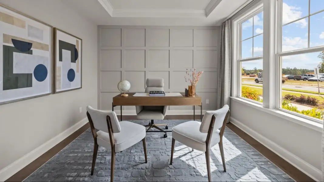 The Townsend Plan by DRB Homes in McBride Indian Trail NC - Office