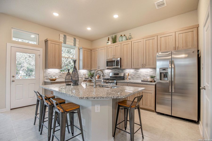 Furnished interior view inside a new home in Rose Hill, San Antonio (Image 13).