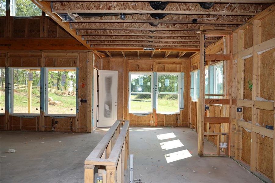 In-progress construction of a new home in Meadow Brook Farms, Cumming, GA (Image 5).