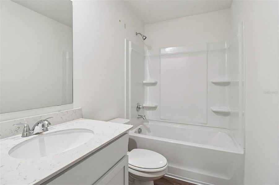 Furnished interior view inside a new home in Sumter Villas, Sumterville (Image 10).