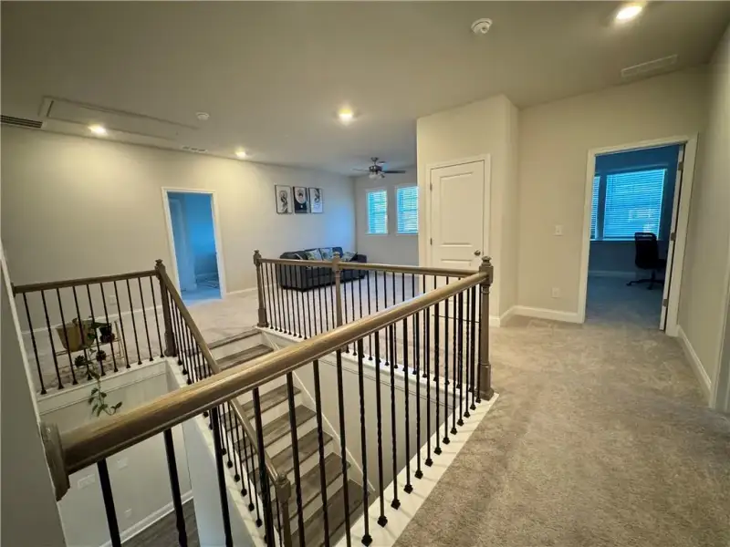 Furnished interior view inside a new home in Stratford Hills, Ball Ground (Image 5). Furnished interior view inside a new home in Stratford Hills, Ball Ground (Image 5).