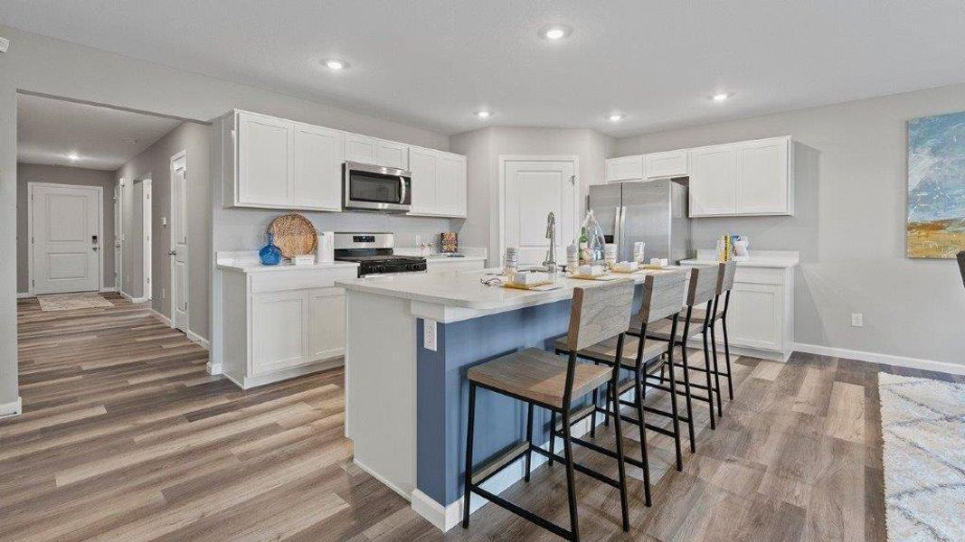 Representative furnished interior of a home built from the Chatham by D.R. Horton in Ruskin Preserve, Ruskin (Image 11).