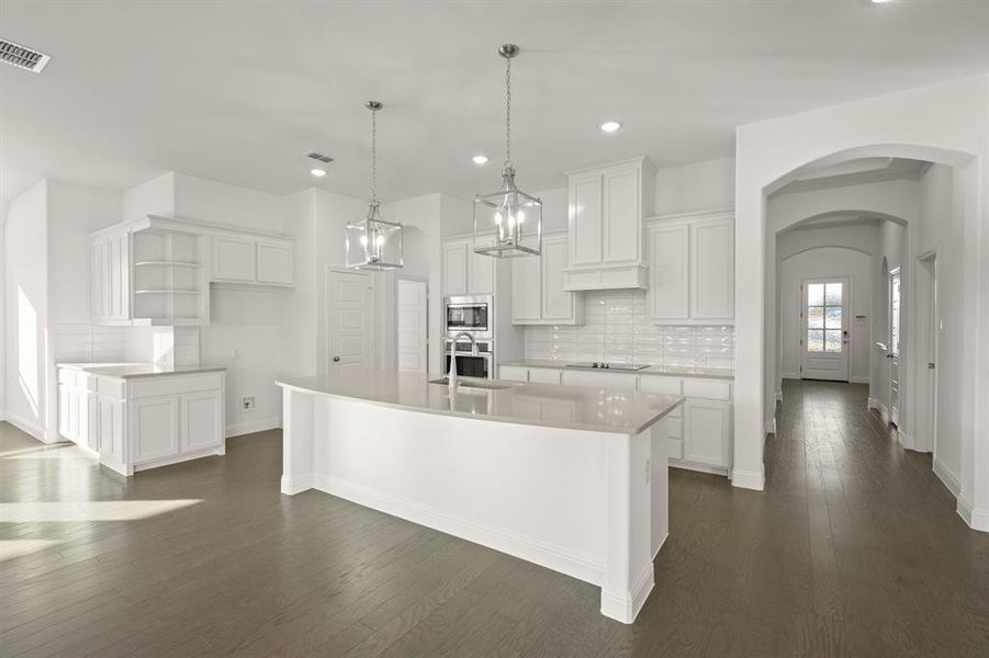 Furnished interior view inside a new home in Mockingbird Hills, Joshua (Image 6). Furnished interior view inside a new home in Mockingbird Hills, Joshua (Image 6).