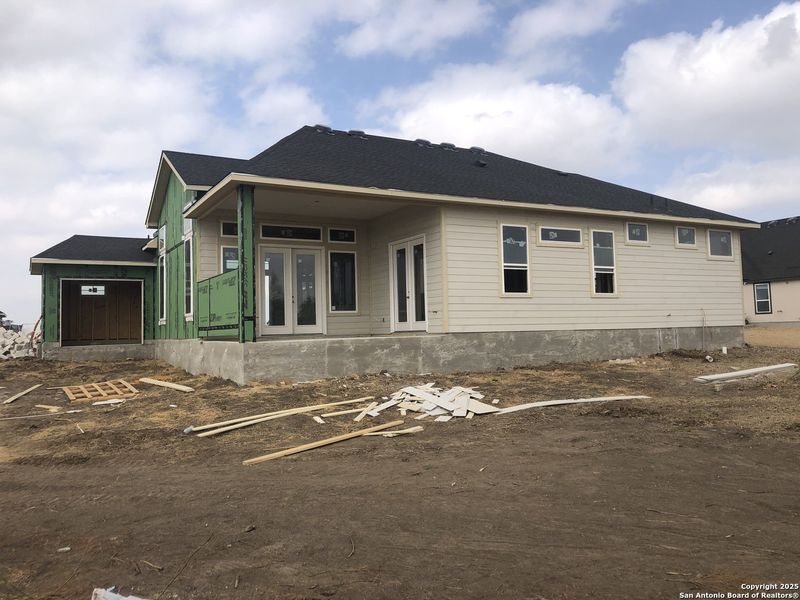 In-progress construction of a new home in Sienna Lakes, San Antonio, TX (Image 3).