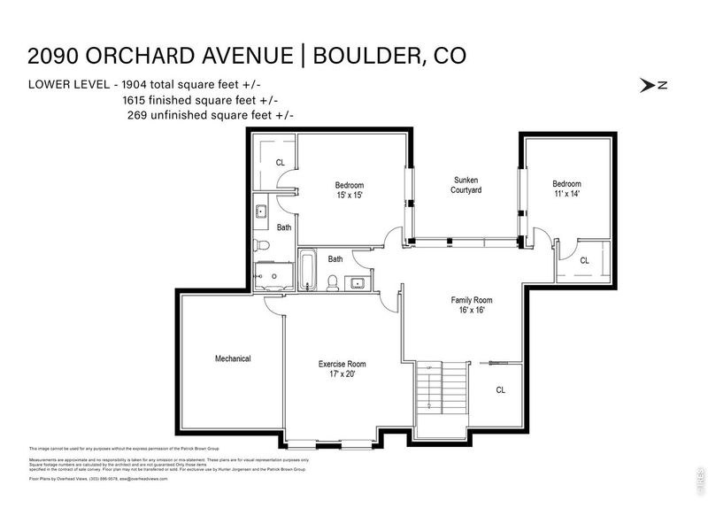 2D floor plan layout of this home in , Boulder, CO (Image 4).