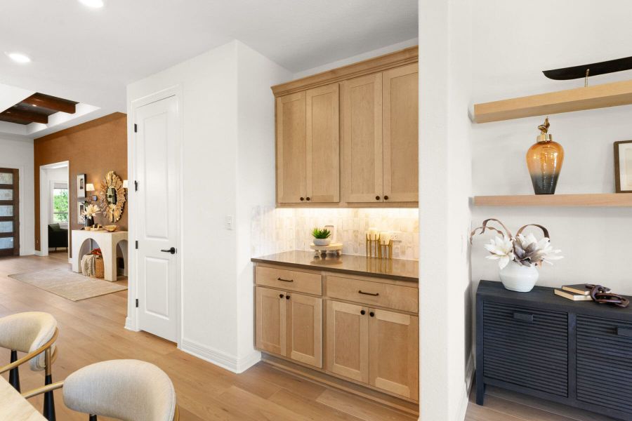 Furnished interior view inside a new home in Nolte Farms, Seguin (Image 18).