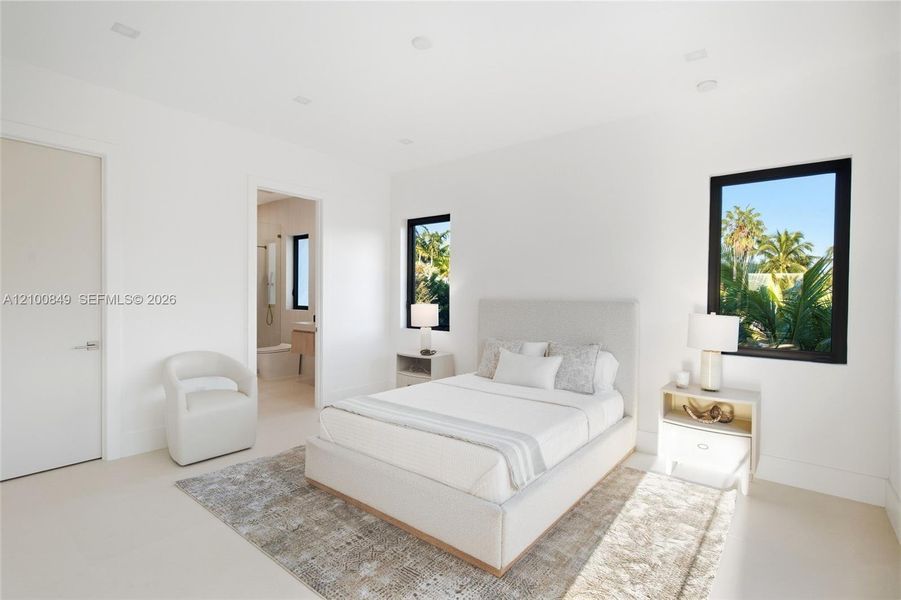 Furnished interior view inside a new home in , Palmetto Bay (Image 35).