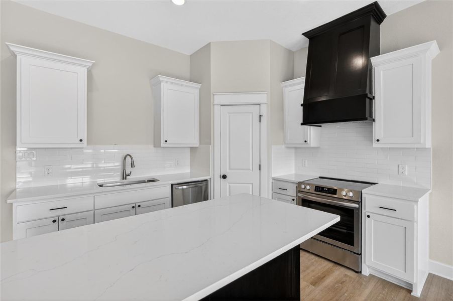 Furnished interior view inside a new home in , Snook (Image 8).