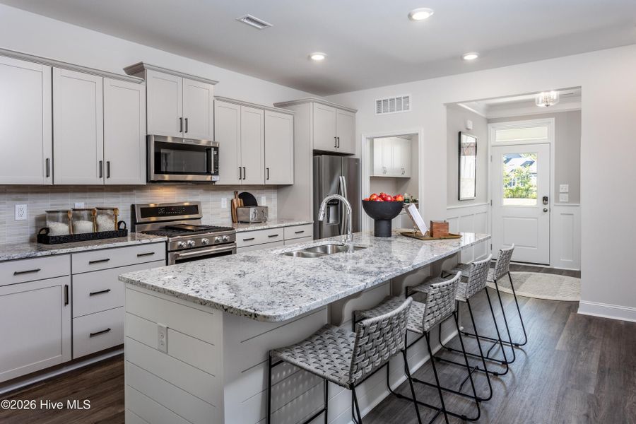 Furnished interior view inside a new home in Coastal Haven, Leland (Image 7).